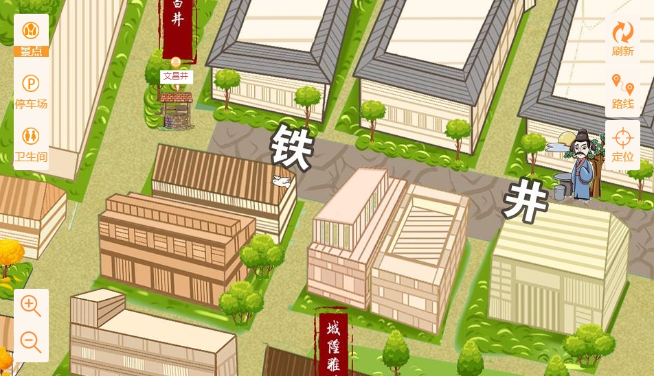 西安智慧景区：手绘地图与语音导览的完美融合